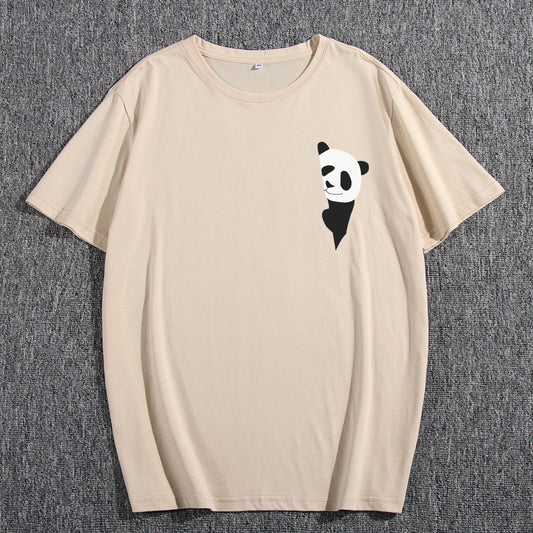 Playera de Algodón Puro Panda - Comodidad Simple y Elegante