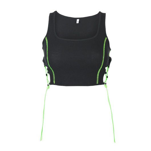 Crop Top Ajustado Cuello Redondo para Mujer - Image 7