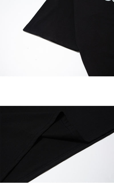 Camiseta Estampada Cadena Letras Grandes - Diseño Personalidad Masculino - Image 13