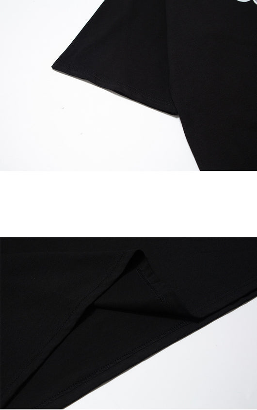 Camiseta Estampada Cadena Letras Grandes - Diseño Personalidad Masculino - Image 13