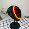 Boina de Lana Tejida a Mano - Diseño Bloques de Color Jamaica