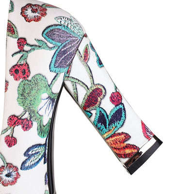 Zapatos de Tacón Grueso para Mujer - Elegancia y Comodidad Primavera-Otoño - Image 5