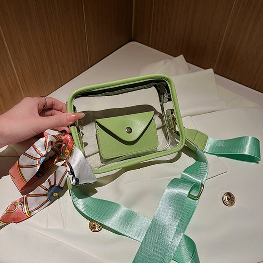 Bolso Transparente con Correa Ancha para Mujer - Estilo Crossbody - Image 14