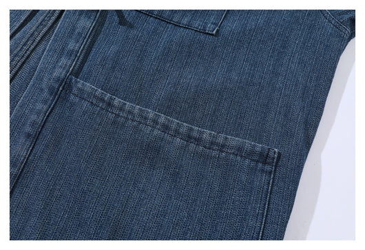 Chaqueta Denim Retro Estilo Chino para Hombre - Image 10