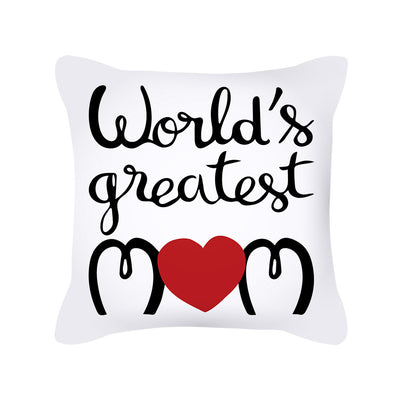 Funda de Almohada Día de la Madre Corazón Nórdico Melocotón - Image 5