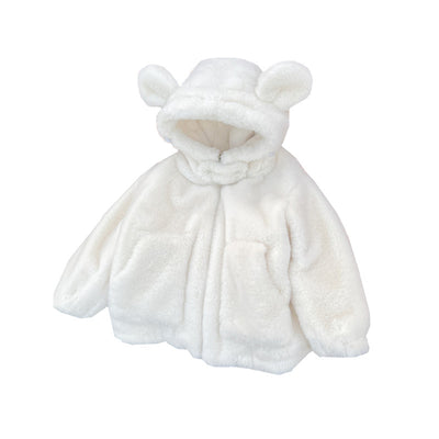 Abrigo Acolchado con Capucha Oso - Chaqueta Térmica Gruesa Largo Medio - Image 7