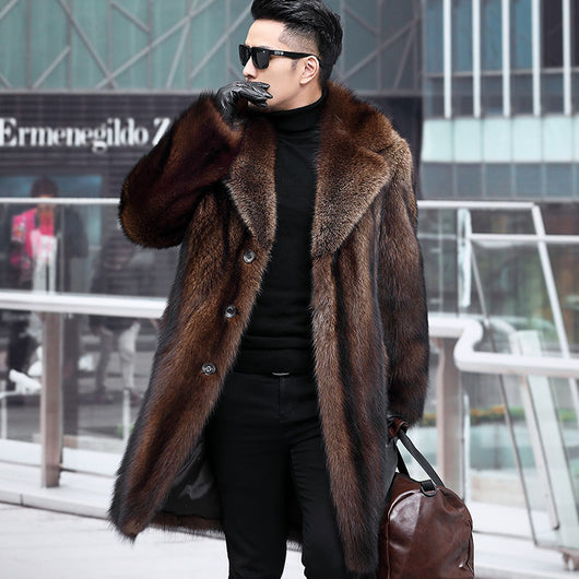 Chaqueta de Cuero Sintético Grueso para Hombre - Image 12
