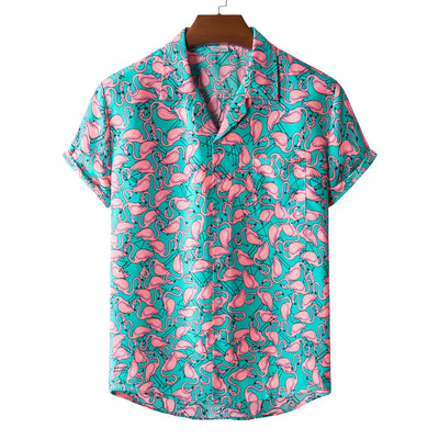 Camisa de Manga Corta Estampada para Hombre - Image 3