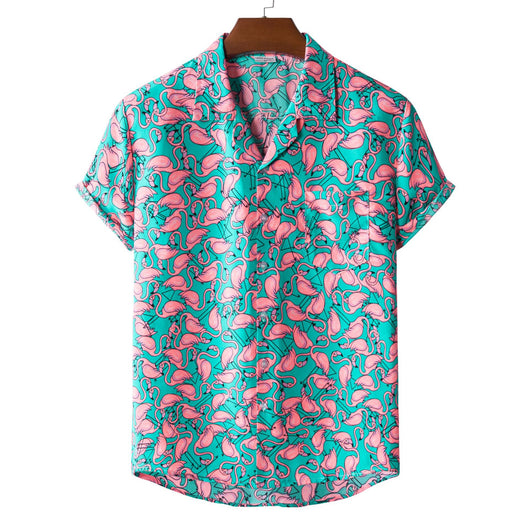 Camisa de Manga Corta Estampada para Hombre - Image 3