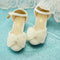 Zapatos de Princesa Infantiles Blanco Perla con Moño