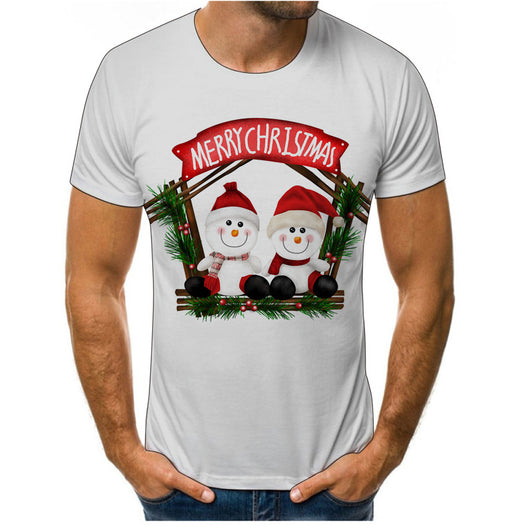Playera Navideña Personalizada para Hombre con Impresión 3D Digital - Image 9