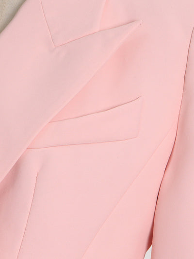 Abrigo Ajustado con Hombreras y Solapa Larga para Mujer - Image 17