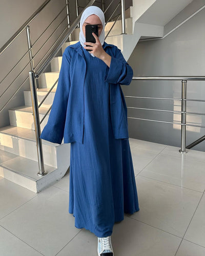 Vestido Árabe Suelto de Manga Larga - Outfit Tradicional Medio Oriente - Image 11