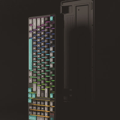 Escritorio Gaming con Iluminación RGB Multicolor y Diseño Mecánico Premium - Image 9