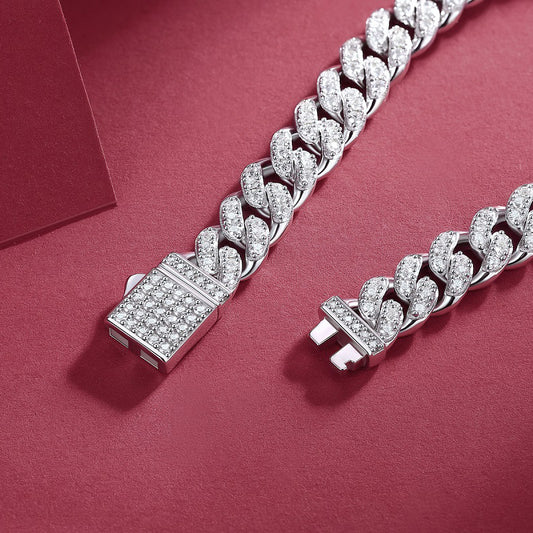 Pulsera Moissanita Plata Brújula de Luz para Hombre y Mujer - Image 2