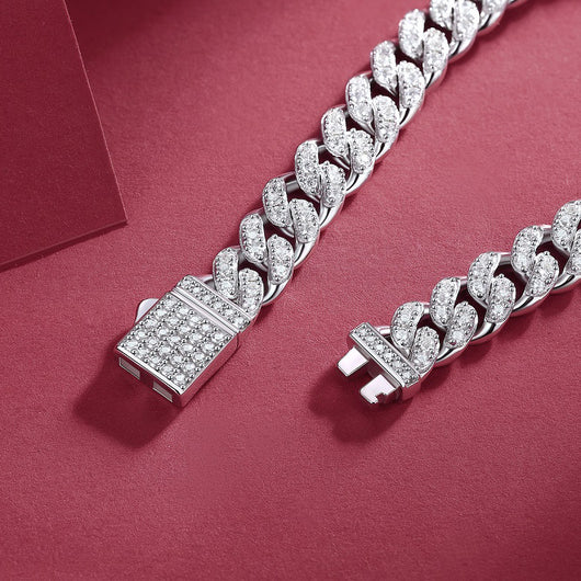 Pulsera Moissanita Plata Brújula de Luz para Hombre y Mujer - Image 2