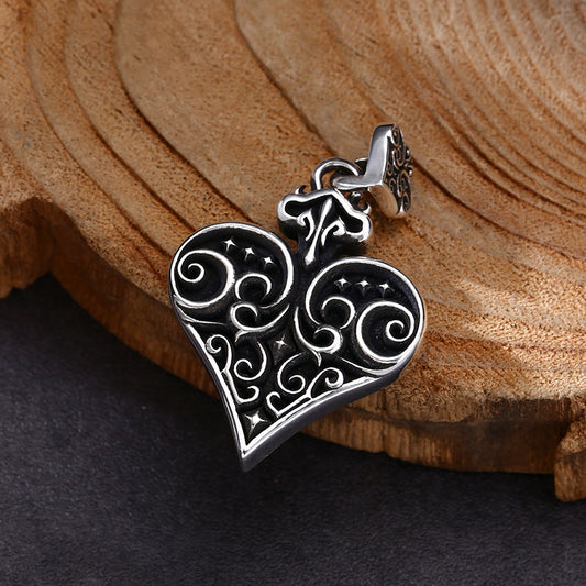 Dije Corazón Pala con Personalidad de Moda - Image 2