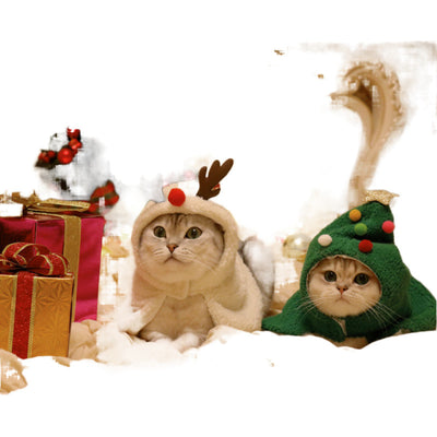 Capa y Gorro Navideño con Astas para Mascotas - Abrigo Cálido Otoño e Invierno - Image 5