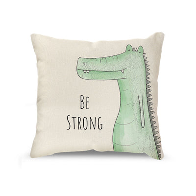 Funda de Almohada Decorativa Leoncito Adorable - Estilo Nórdico en Lino - Image 11