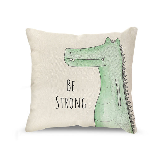 Funda de Almohada Decorativa Leoncito Adorable - Estilo Nórdico en Lino - Image 11