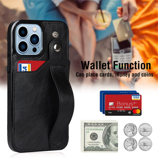Funda para Celular con Correa de Muñeca y Protección para Tarjetas - Image 21