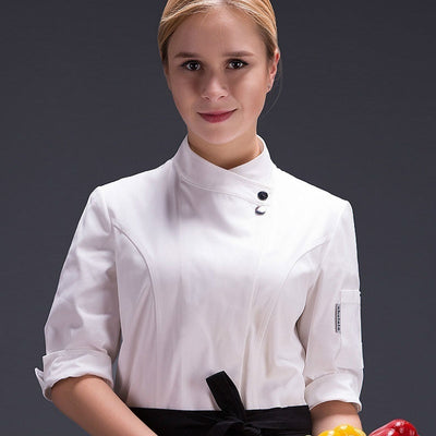 Uniforme de Chef Profesional para Mujer en Cocina de Hotel - Image 20