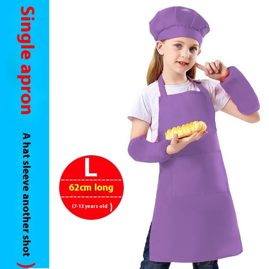 Uniforme de Chef y Delantal para Niños - Traje de Cocinero Infantil Personalizable - Image 3