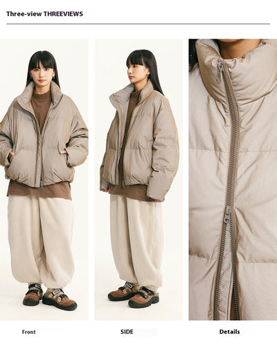 Abrigo de Plumón de Pato Blanco para Invierno con Tecnología Reflectante - Image 10