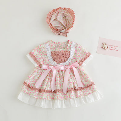 Vestido Princesa con Moño Estilo Coreano para Niñas - Image 9