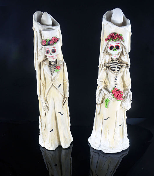 Decoración Halloween con Luces LED - Collar Calavera, Velas y Luces Decorativas - Image 8