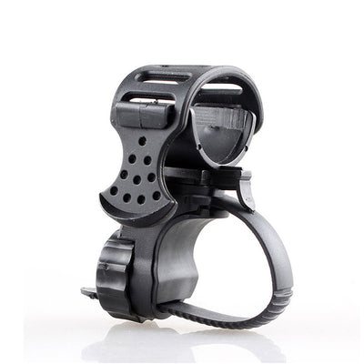 Soporte Ajustable para Luz de Bicicleta con Clip de Goma