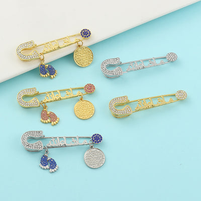 Broche de Letra Diamantado en Metal - Accesorio Personalizado Elegante - Image 18