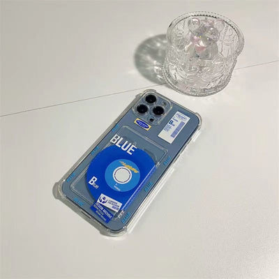 Funda para Teléfono Klein Blue con Compartimento para Tarjetas - Image 7