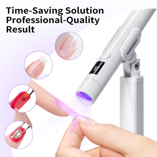 Lámpara Portátil de Secado UV para Uñas Postizas con Soporte Ajustable - Image 16