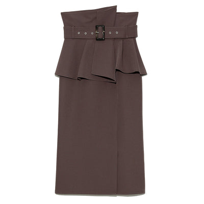 Falda Plisada Elegante de Cintura Alta con Volantes y Corte Slim - Image 6