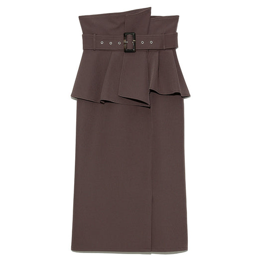 Falda Plisada Elegante de Cintura Alta con Volantes y Corte Slim - Image 6