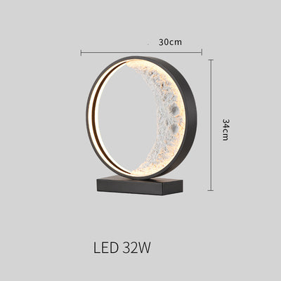Lámpara de Mesa Nórdica Diseño Luna Creciente para Dormitorio - Image 3