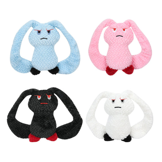 Juguete de Dentición para Perros Conejo Chirriante Peluche Masticable Portátil - Image 14
