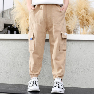 Pantalones Peto Deportivos de Forro Polar para Niños Talla Grande - Image 5