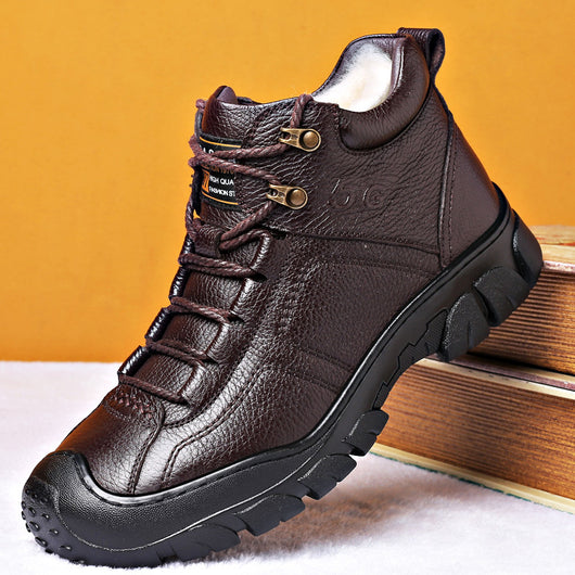 Zapatos de Cuero Genuino para Hombre - Primera Capa - Image 4