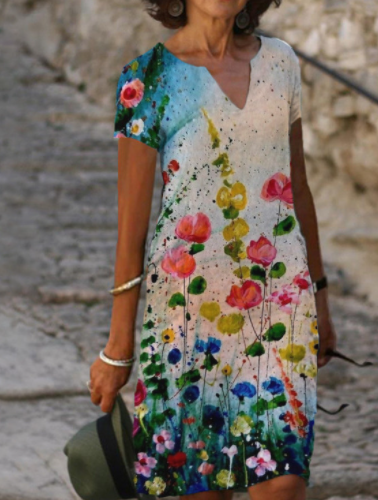Vestido Elegante Primavera Europeo Americano para Mujer