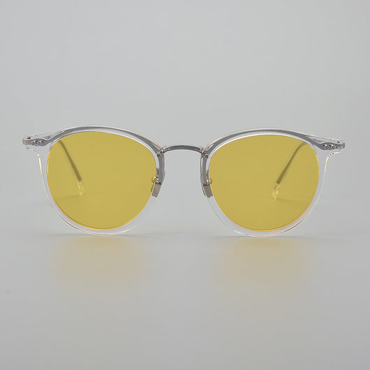 Gafas de sol polarizadas de titanio puro para hombre - Artesanales japonesas doradas - Image 19
