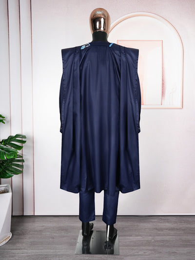 Traje de Tres Piezas Ejecutivo con Bordado para Hombre - Image 36