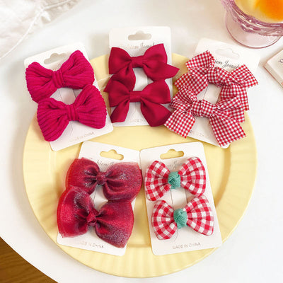 Clip de Cabello con Moño Floral para Niñas - Diseño Princesa Hada - Image 66
