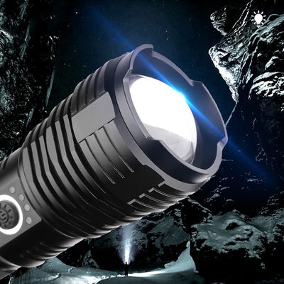 Linterna LED P70 Recargable USB para Exterior - Image 10