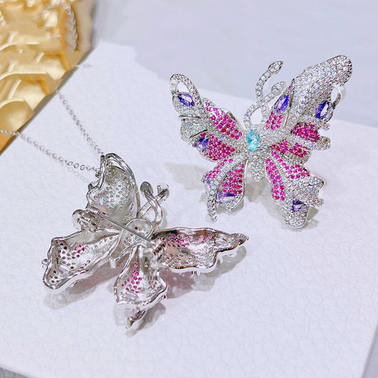 Anillo Mariposa Púrpura Lavanda de Lujo - Image 5