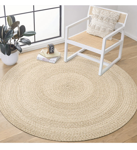 Alfombra de Lana Natural Blanco Leche - Diseño Moderno Minimalista para Sala y Dormitorio - Image 16