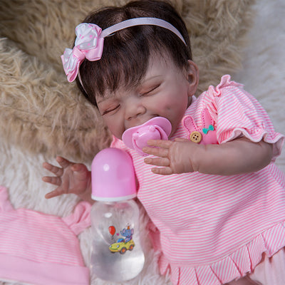 Muñeca Bebé Realista 50cm - Cuerpo Suave de Silicona y Tela - Image 4