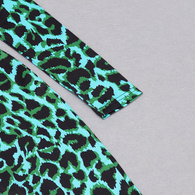Mono Estampado Leopardo con Escote Cuadrado para Mujer - Image 17