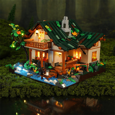 Casa Lakeside con Iluminación LED - Juego de Construcción Educativo - Image 15